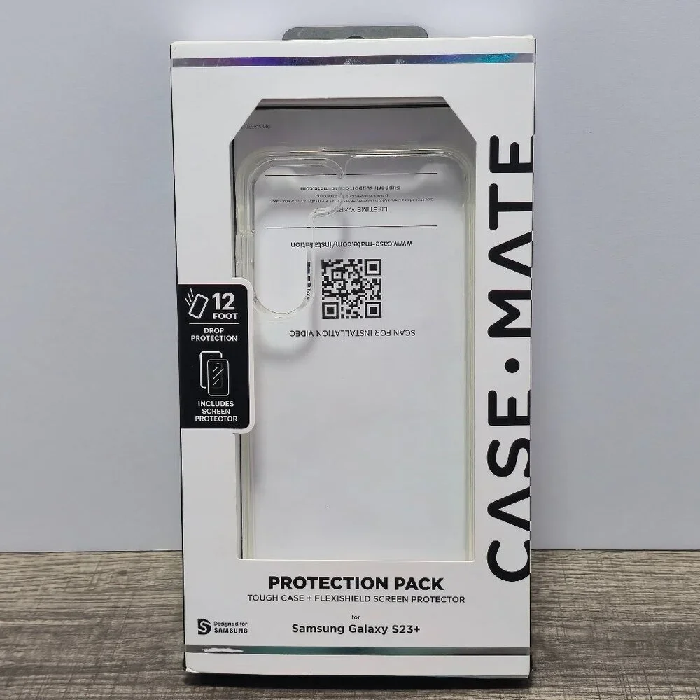 CaseMate Cell Phone Case & Screen Protector Samsung Galaxy S23+